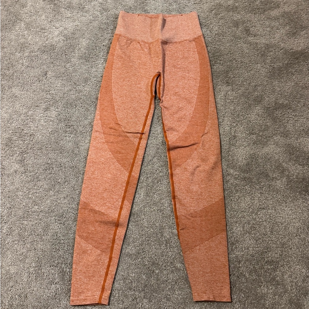 PINK Victoria's Secret Orange Leggings